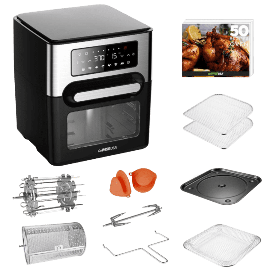 GoWise USA 1,700W 12.7-Quart Air Fryer Oven Select for $79 GoWise USA 1,700W 12.7-Quart Air Fryer Oven Select for $79