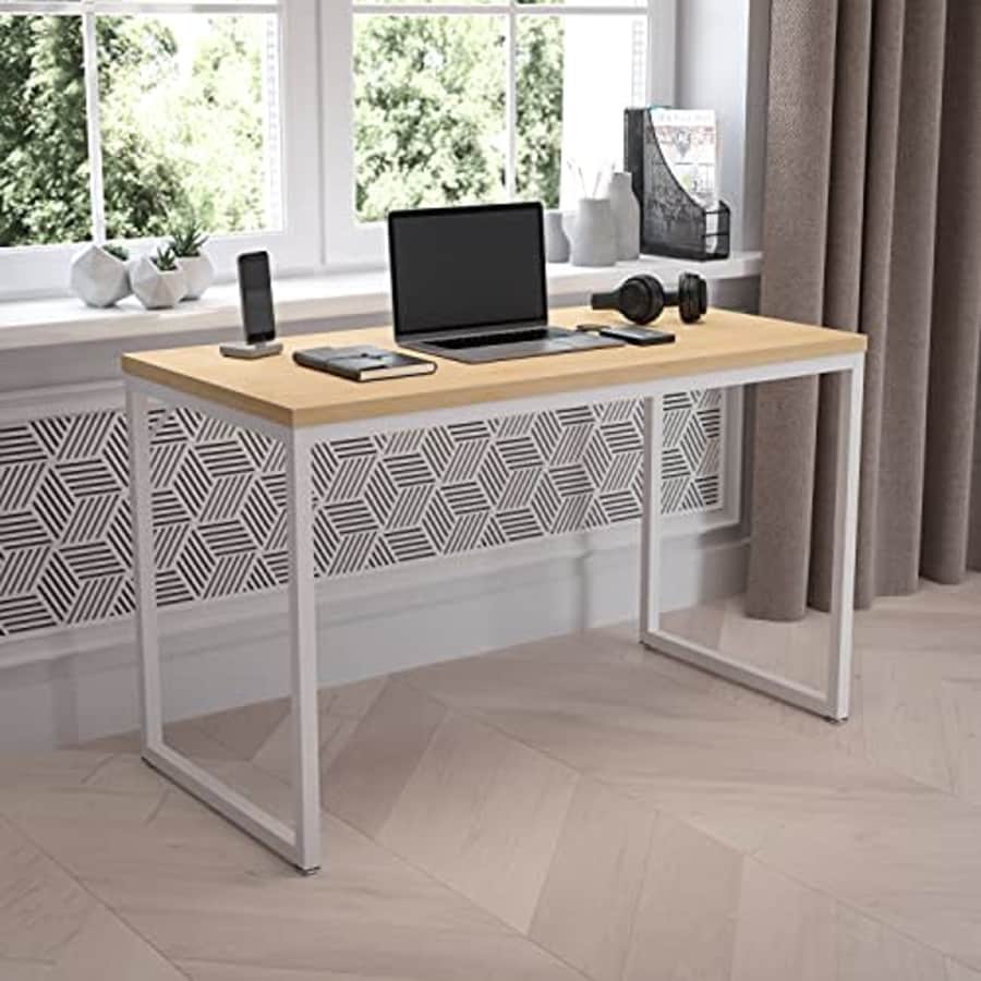 Flash Furniture Tiverton Industrial Modern Desk - Commercial Grade Office Computer Desk and Home for $122