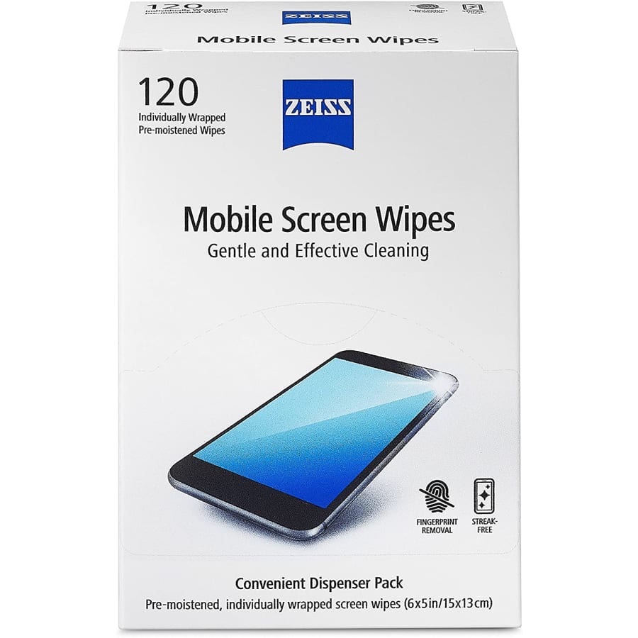 Zeiss Mobile Screen Wipes 120-Ct. Box for $16