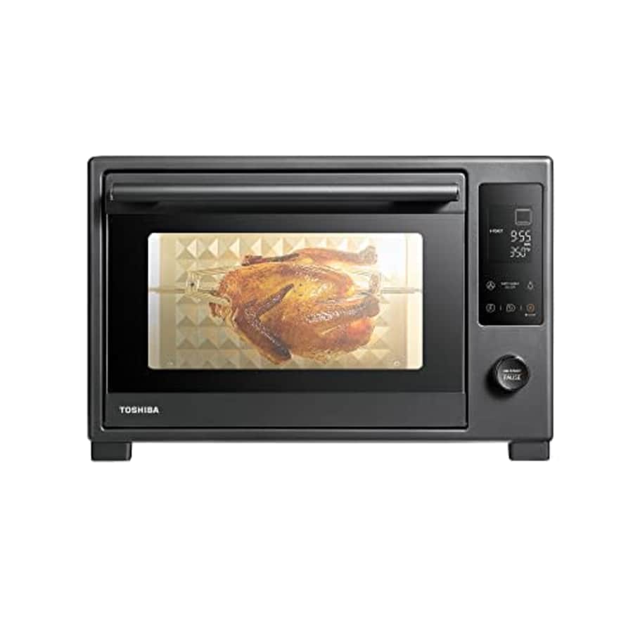 TOSHIBA Hot Air Convection Toaster Oven, Extra Large 34QT/32L, 9-in-1 Cooking Functions, Crispy for $110
