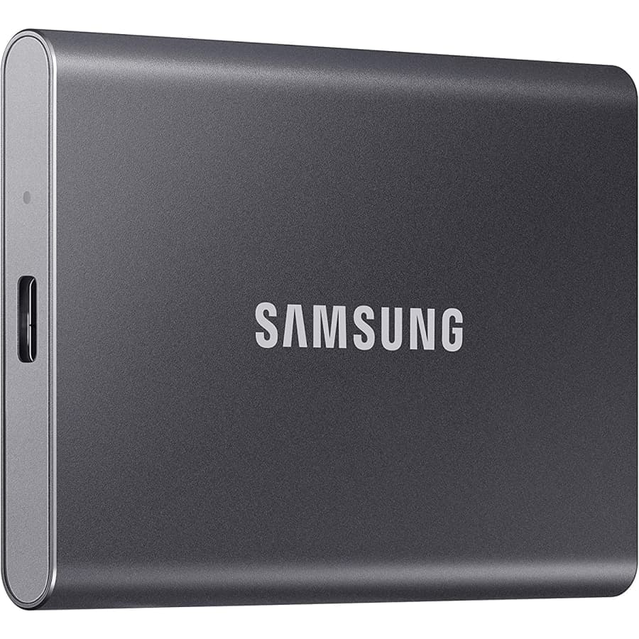 Samsung T7 2TB USB 3.2 External Portable SSD: $130 Samsung T7 2TB USB 3.2 External Portable SSD: $130