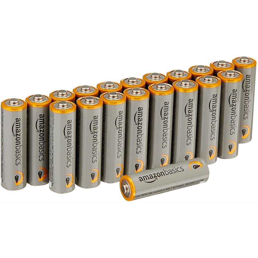 AmazonBasics AA 1.5V Battery 20-Pack for $6 AmazonBasics AA 1.5V Battery 20-Pack for $6