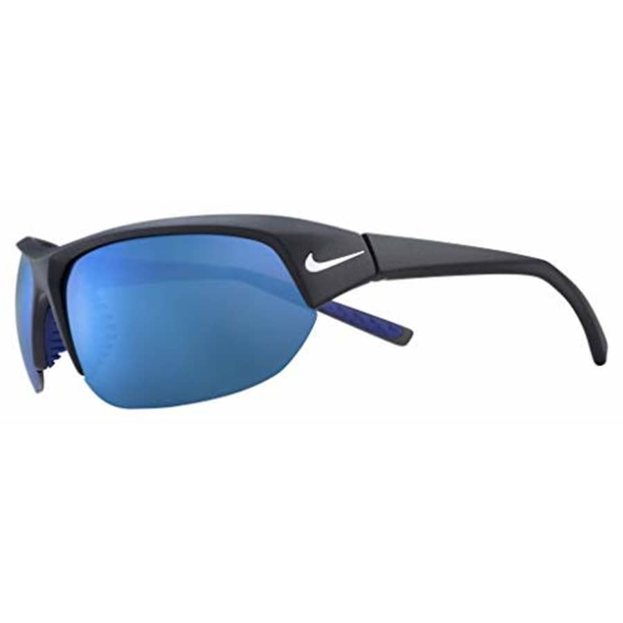 Nike EV1125-014 Skylon Ace Sunglasses Matte Black/Grey Frame Color, Grey with Blue Sky Mirror Lens for $42