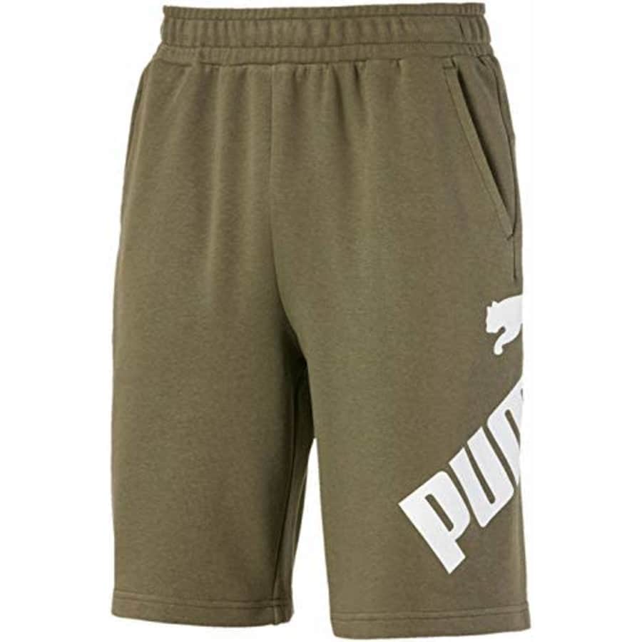 PUMA Men's Big Logo Shorts 10", Burnt Olive, M for $28 PUMA Men's Big Logo Shorts 10", Burnt Olive, M for $28