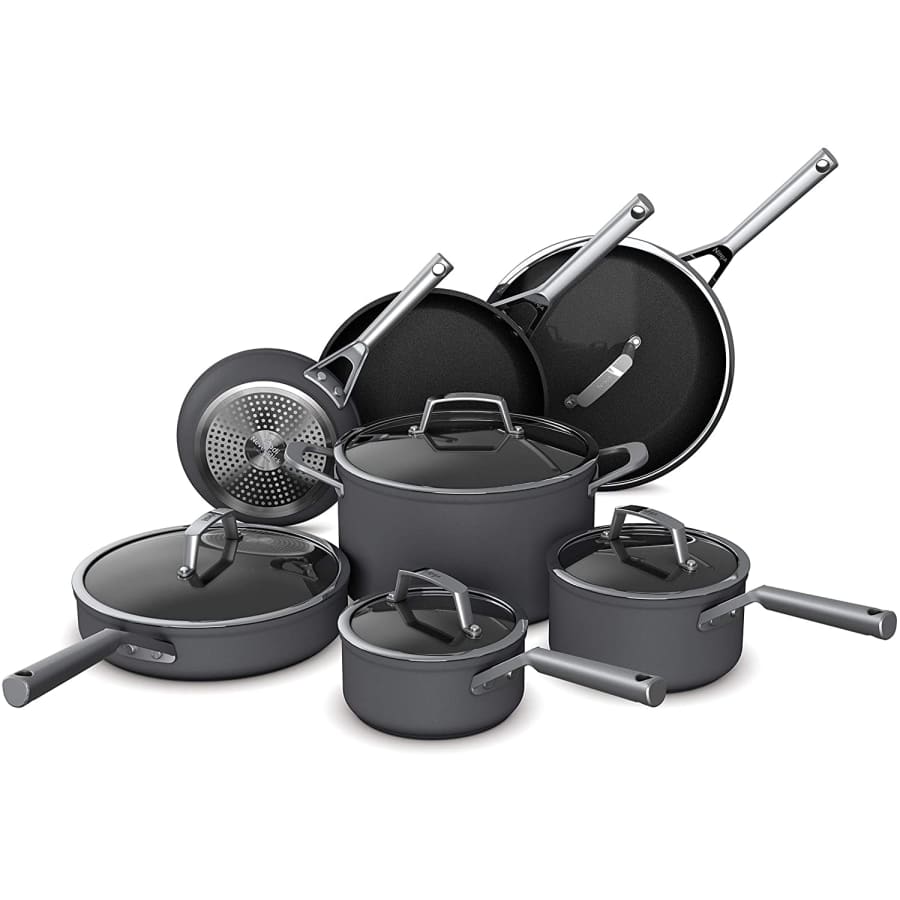 Ninja Foodi NeverStick Premium Hard-Anodized 12-Piece Cookware Set for $330 Ninja Foodi NeverStick Premium Hard-Anodized 12-Piece Cookware Set for $330