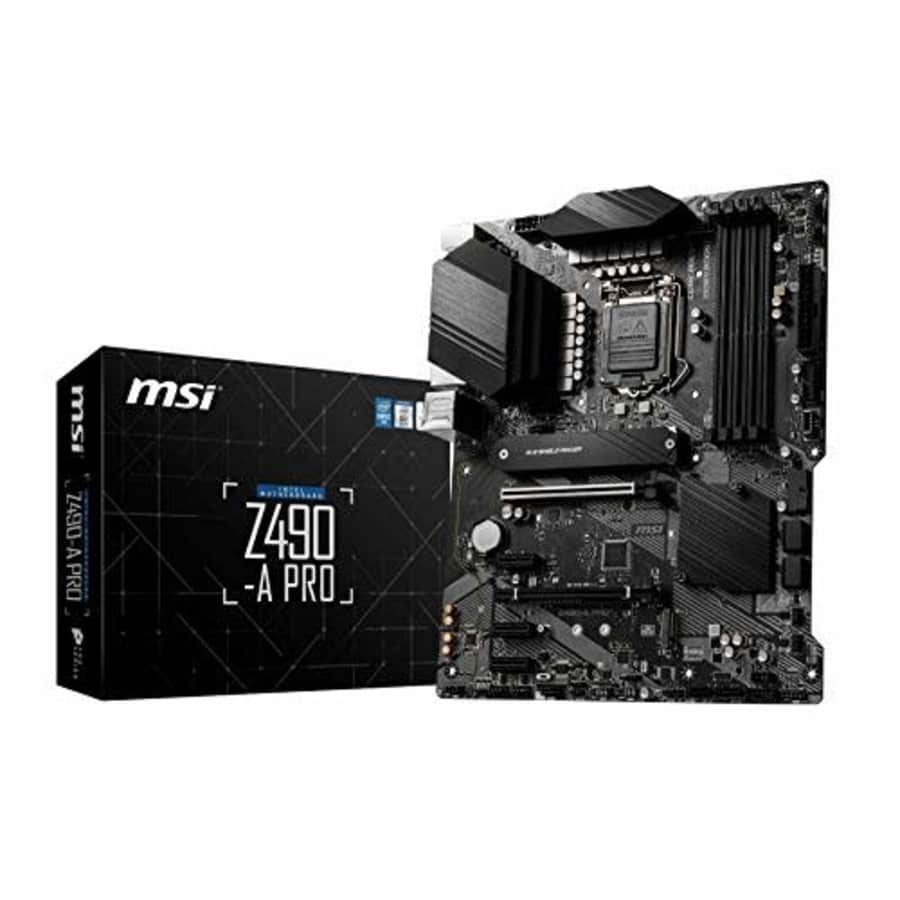 MSI Pro Intel Z490 LGA 1200 ATX DDR4-SDRAM Motherboard for $329