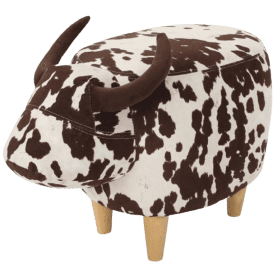 Noble House Bessie Milk Cow Ottoman for $58