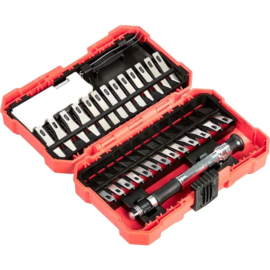 Amazon Basics 29-Piece Precision Hobby Knife Set for $14