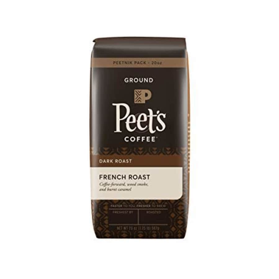 Peet's Coffee French Roast, Dark Roast Ground Coffee, 20 oz for $36