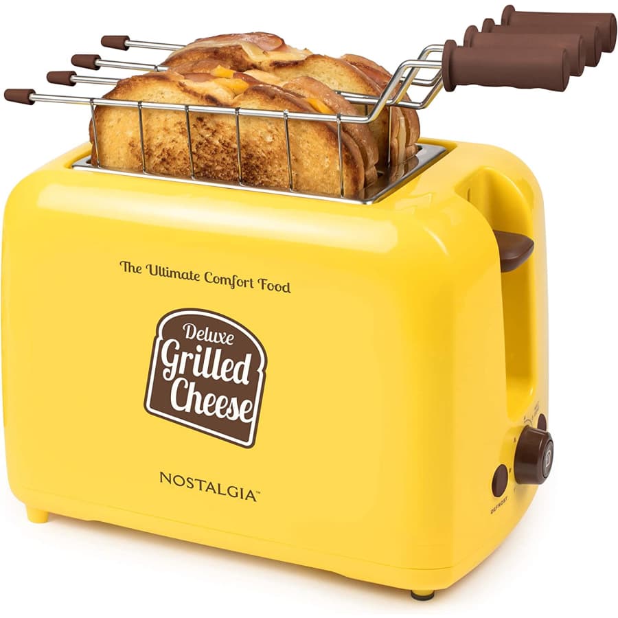 Nostalgia Deluxe Grilled Cheese Sandwich Toaster for $28 Nostalgia Deluxe Grilled Cheese Sandwich Toaster for $28