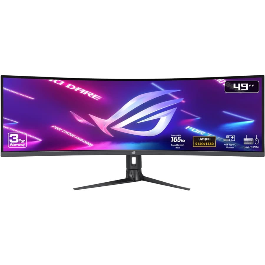 ASUS ROG Strix 49" Curved 32:9 165Hz FreeSync Gaming Monitor for $699
