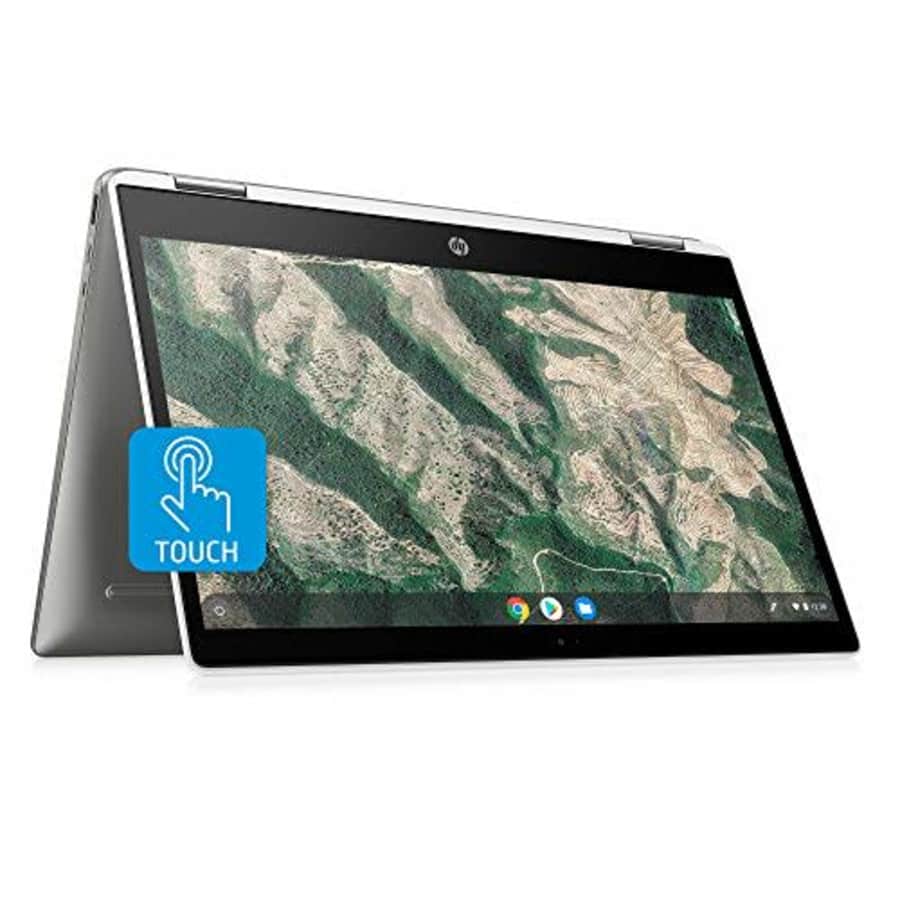 HP Chromebook X360 14-Inch HD Touchscreen Laptop, Intel Celeron N4000, 4 GB RAM, 32 GB eMMC, Chrome for $219