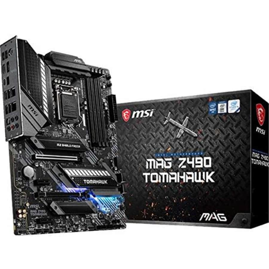 MSI MAG Z490 Tomahawk Gaming Motherboard (ATX, 10th Gen Intel Core, LGA 1200 Socket, DDR4, CF, Dual for $128 MSI MAG Z490 Tomahawk Gaming Motherboard (ATX, 10th Gen Intel Core, LGA 1200 Socket, DDR4, CF, Dual for $128
