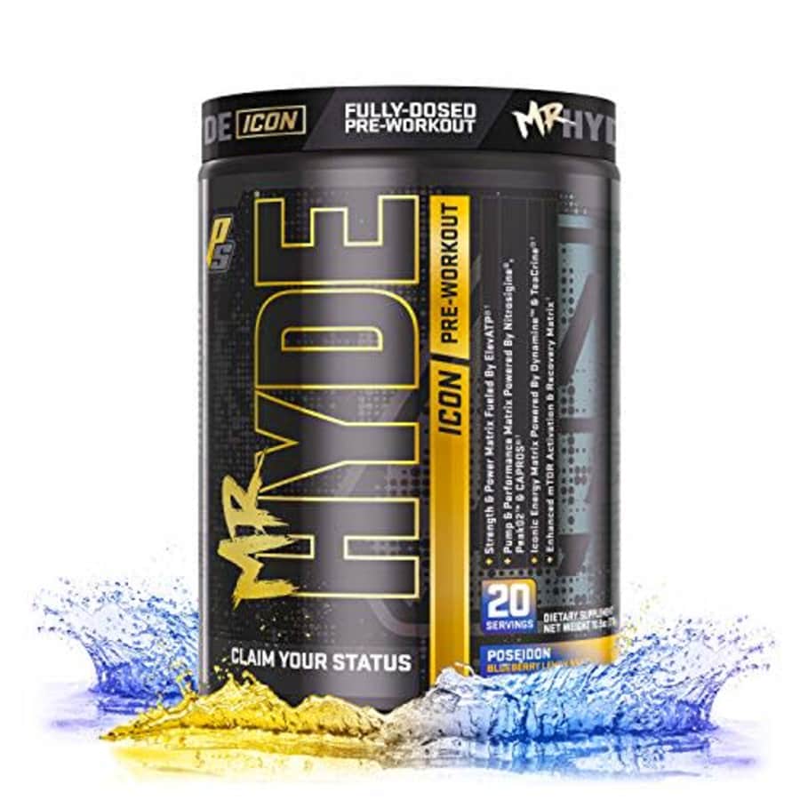 ProSupps Mr. Hyde Icon, Intense High Powered Energy, Focus & Pump, Premium Pre-Workout Powder, (20 for $50