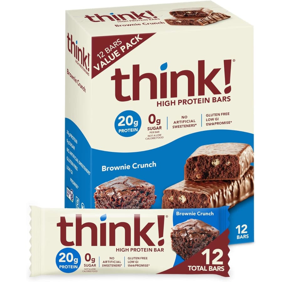 think! Protein Bars 12-Pack for $12 via Sub & Save think! Protein Bars 12-Pack for $12 via Sub & Save