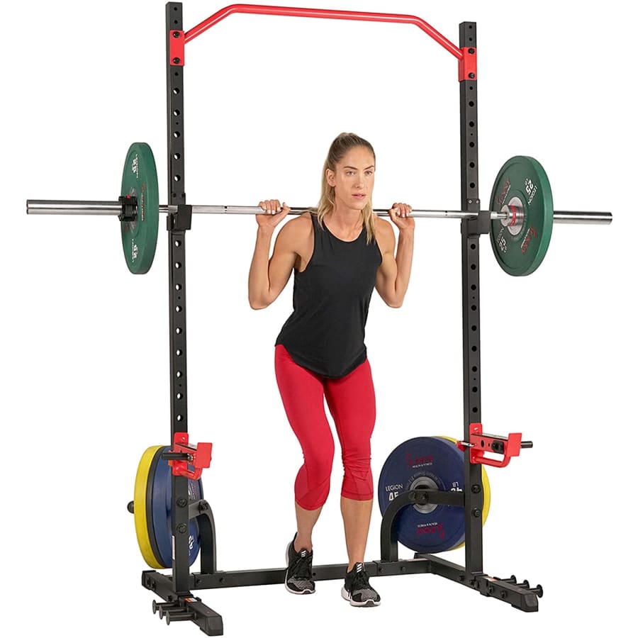 Sunny Health & Fitness Power Zone Squat Stand for $237 Sunny Health & Fitness Power Zone Squat Stand for $237