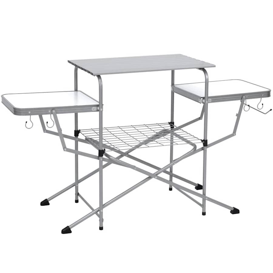 Best Choice Portable Folding Grilling Table w/ Carrying Case for $49