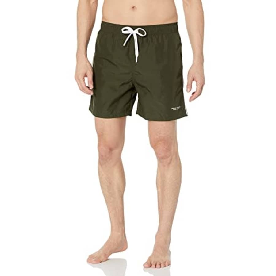 A|X ARMANI EXCHANGE Men's Standard Basic Logo Swim Shorts, Rosin, XXL for $49 A|X ARMANI EXCHANGE Men's Standard Basic Logo Swim Shorts, Rosin, XXL for $49