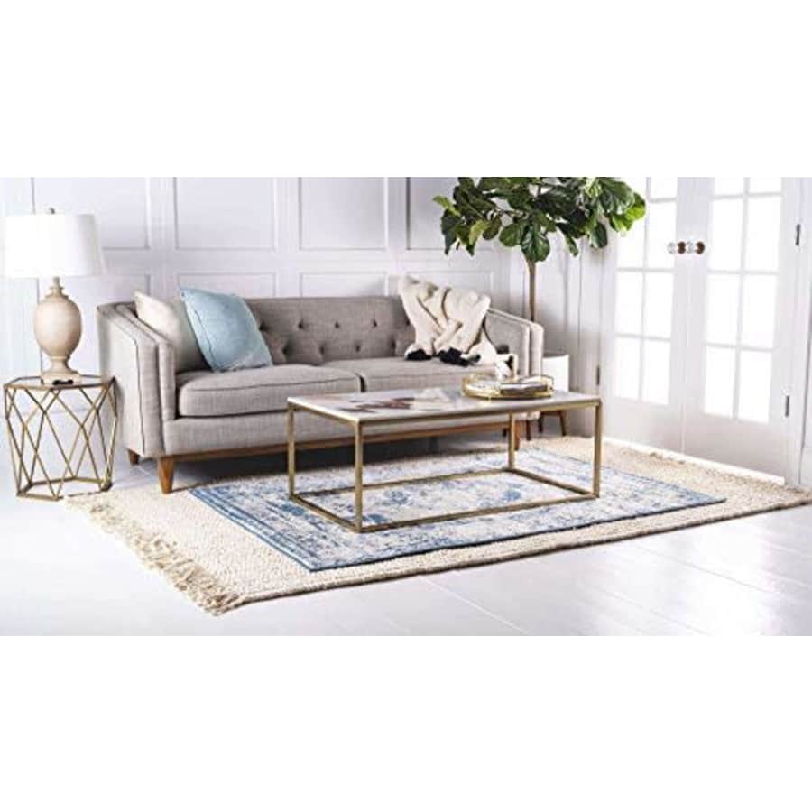 Unique Loom Sofia Salle Garnier 7x10-Foot Area Rug for $71