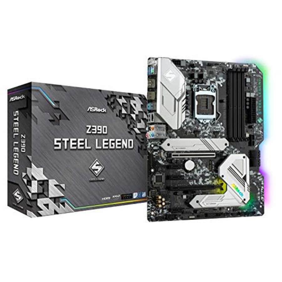ASRock Intel 8th & 9th Generation CPU (Soket 1151) Z390 Chipset ATX Motherboard Z390 Steel Legend for $530 ASRock Intel 8th & 9th Generation CPU (Soket 1151) Z390 Chipset ATX Motherboard Z390 Steel Legend for $530