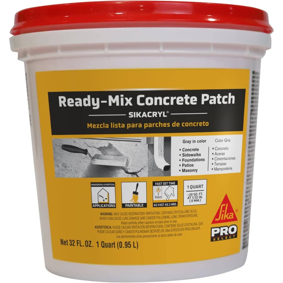 Sika 1-Qt. Ready-Mix Concrete Patch for $10 Sika 1-Qt. Ready-Mix Concrete Patch for $10