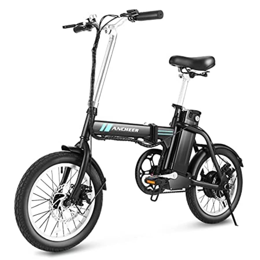 ANCHEER Folding Electric Bicycles, 16-inch Electric Bike with 8Ah Removable Battery, 15-30 Miles for $360 ANCHEER Folding Electric Bicycles, 16-inch Electric Bike with 8Ah Removable Battery, 15-30 Miles for $360