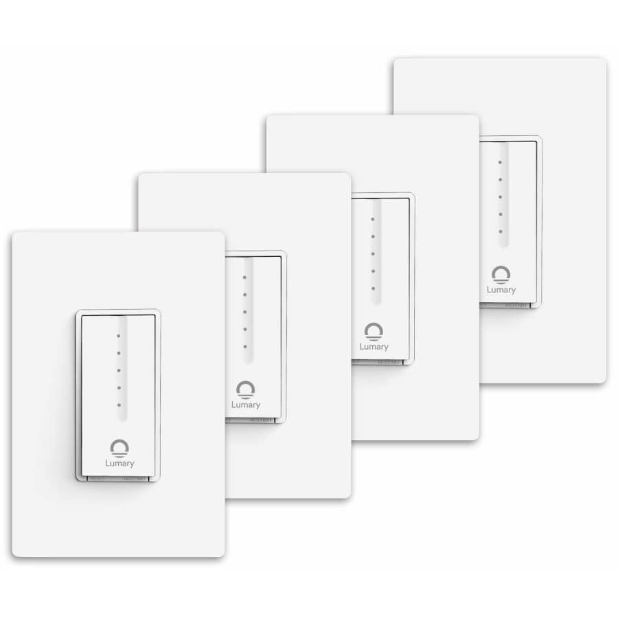 Lumary Smart WiFi Dimmer Light Switch 4-Pack for $32