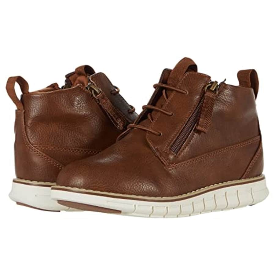 Steve Madden Boy's Major Chukka Boot, Brown, 3 Little Kid for $34 Steve Madden Boy's Major Chukka Boot, Brown, 3 Little Kid for $34