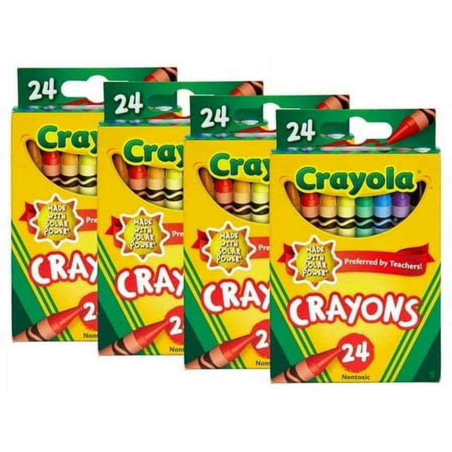 Crayola Crayons 24-Count 4-Pack for $2 Crayola Crayons 24-Count 4-Pack for $2