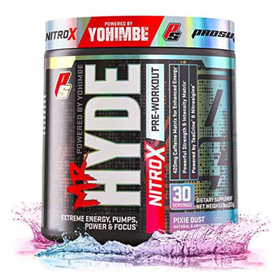 ProSupps Mr. Hyde NitroX Pre-Workout Powder Energy Drink - Intense Sustained Energy, Pumps & Focus for $48