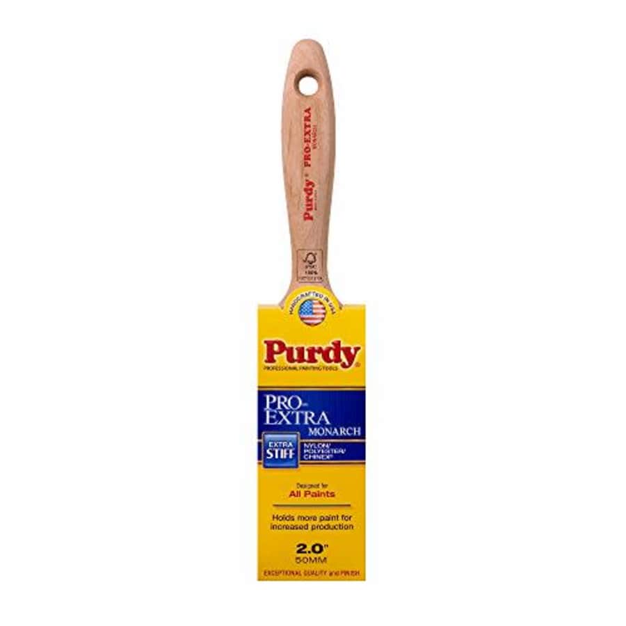 Purdy 144234720 Pro-Extra Monarch Flat Trim Paint Brush, 2 inch for $19