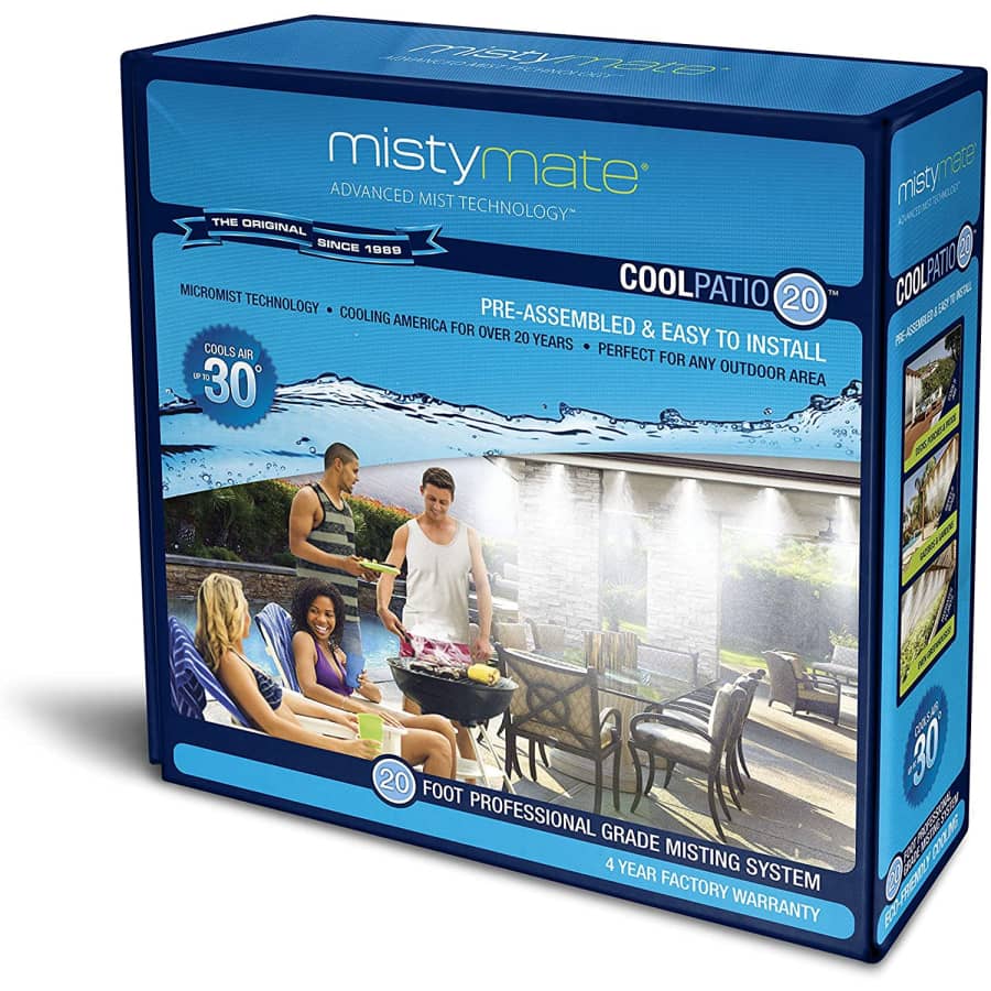 MistyMate Cool Patio 20 Outdoor Misting Kit: $24