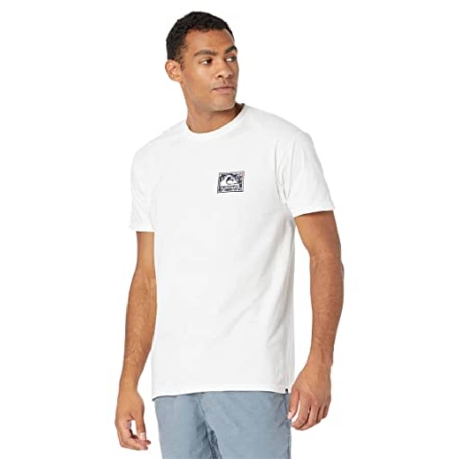 Quiksilver Men's Nationwide Tee Shirt, White, L for $28