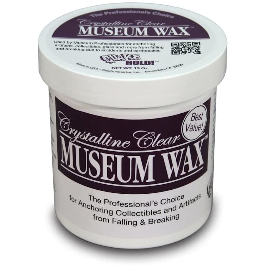 Quakehold 13-oz. Crystalline Clear Museum Wax for $11