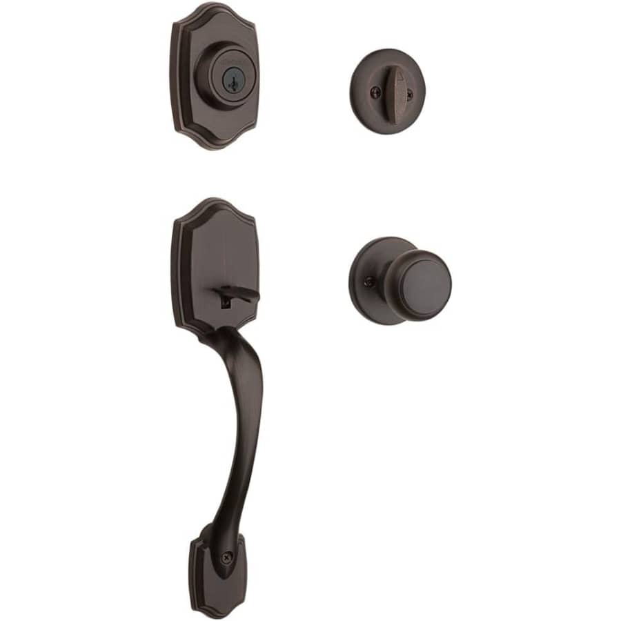Kwikset Belleview Single Cylinder Handleset w/ Cove Knob for $92