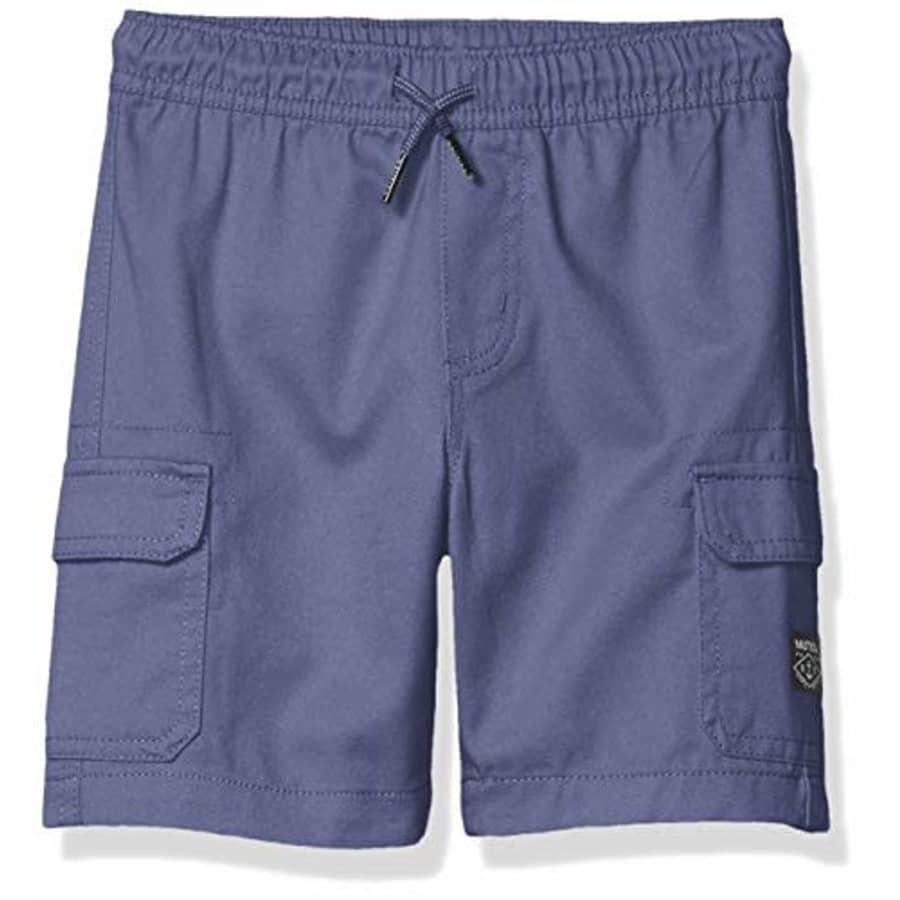 Nautica Boys' Cargo Pocket Drawstring Shorts, Ink, Large (14/16) for $17