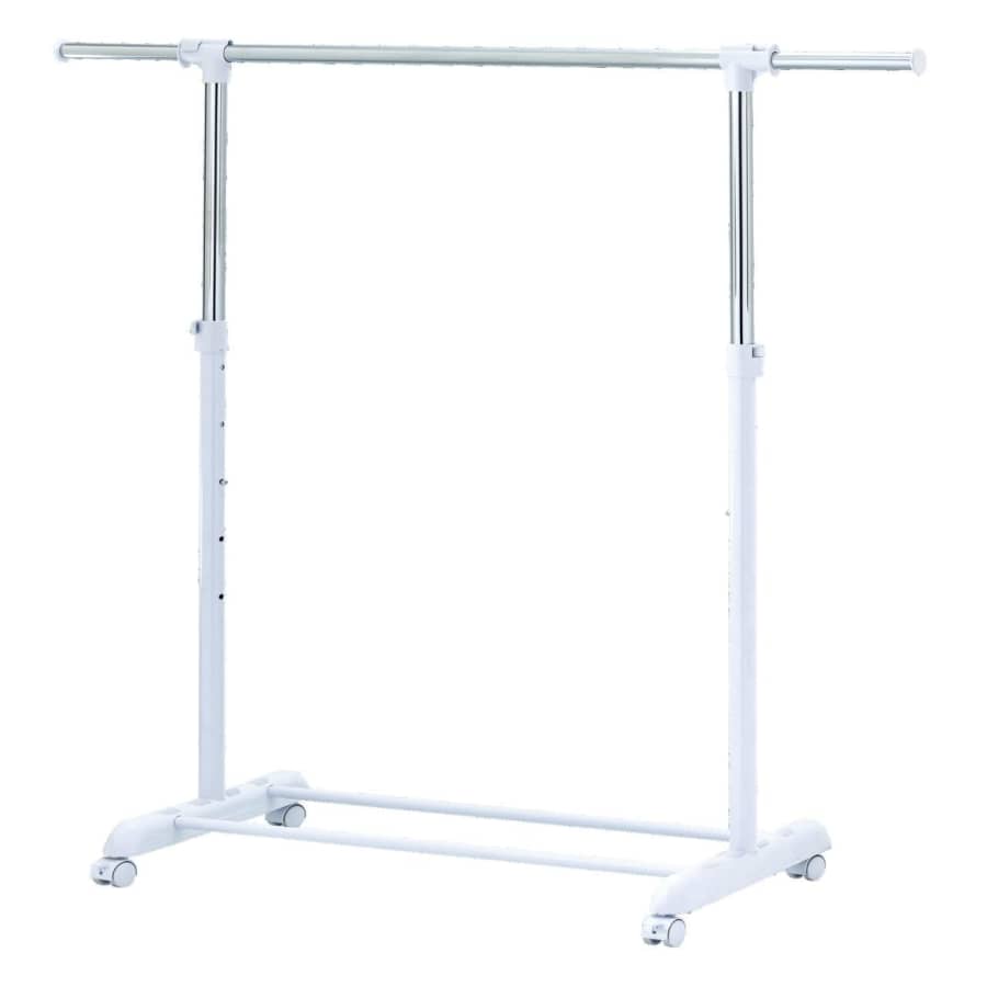 Mainstays Adjustable Rolling Garment Rack for $9