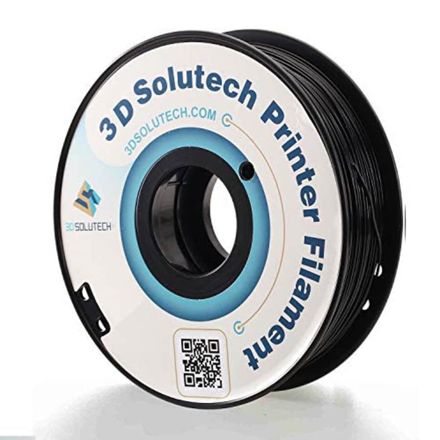 3D Solutech - PETG175BLK Real Black 1.75mm PETG 3D Printer Filament 2.2 LBS (1.0KG) for $23