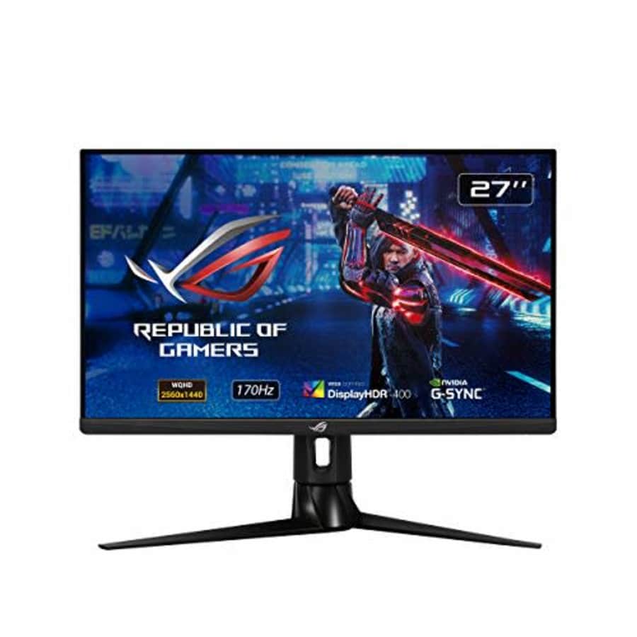 ASUS ROG Strix 27 1440P HDR Gaming Monitor (XG27AQ) - QHD (2560 x 1440), Fast IPS, 170Hz, 1ms, for $450