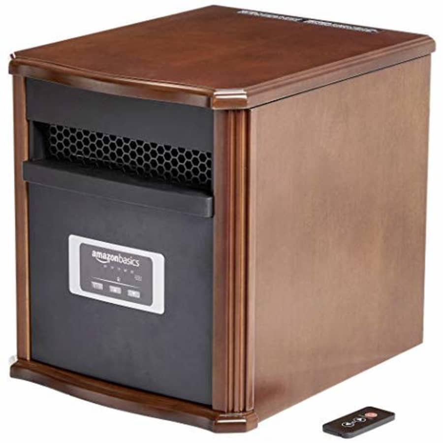Amazon Basics Portable Eco-Smart Space Heater - Wood for $113