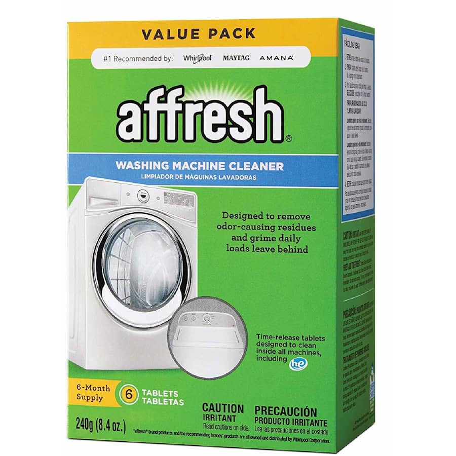 Affresh Washing Machine Cleaner 6-Pack for $9.16 via Sub. & Save