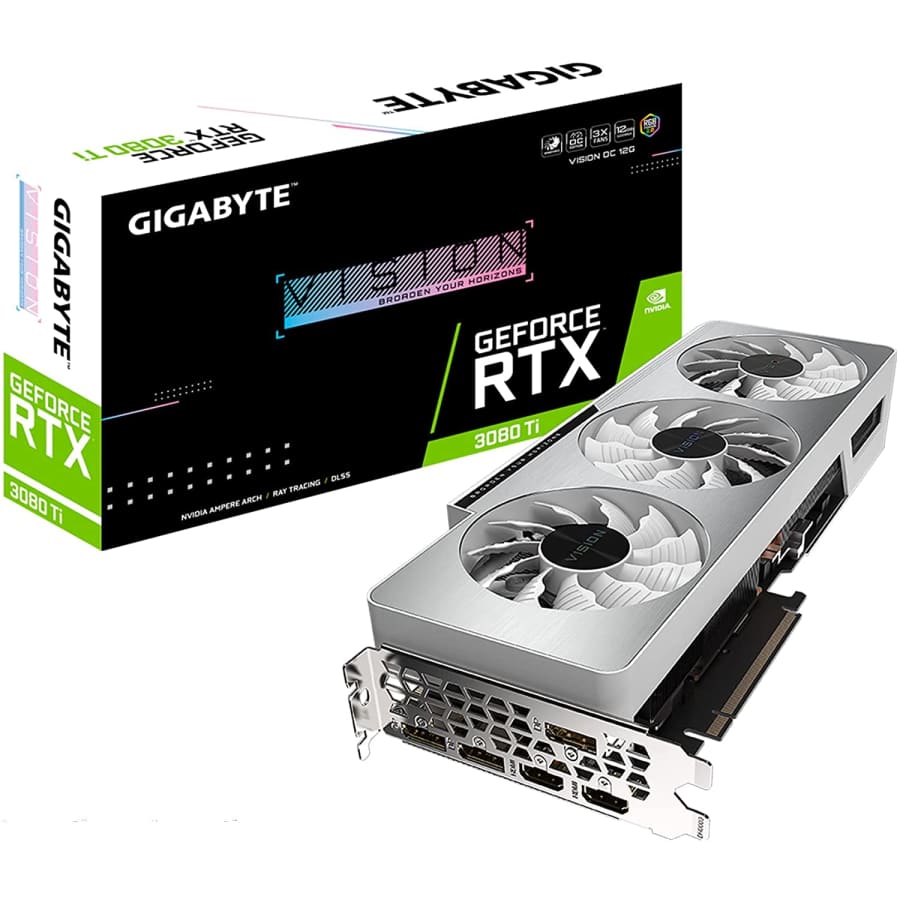 Gigabyte GeForce RTX 3080 Ti Vision OC 12GB 384-bit GDDR6X Graphics Card for $1,359 Gigabyte GeForce RTX 3080 Ti Vision OC 12GB 384-bit GDDR6X Graphics Card for $1,359