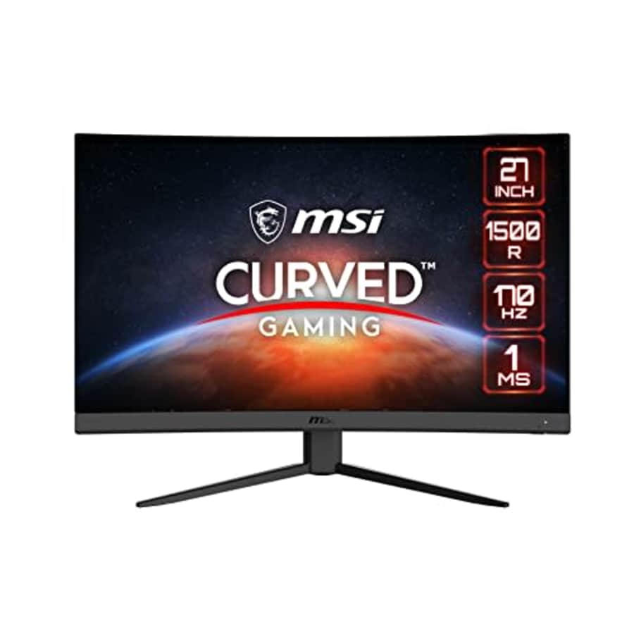 MSI G27C4 E2, 27" Gaming Monitor, 1920 x 1080 (FHD), VA, 170Hz, FreeSync Premium, HDMI, for $150