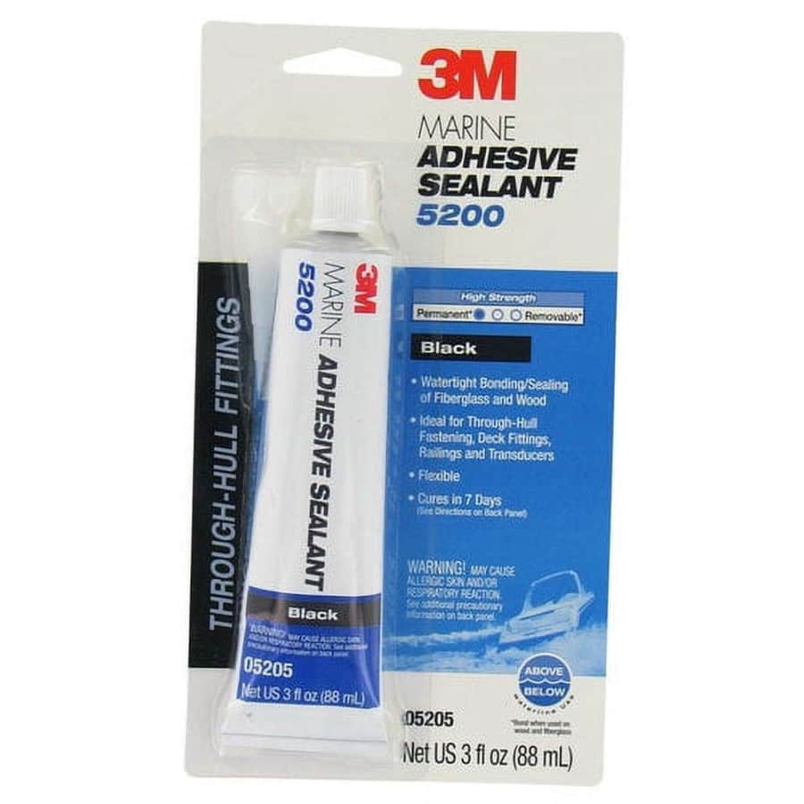 3M Marine Black 5200 Adhesive Sealant 3-oz. Carded Pack for $16