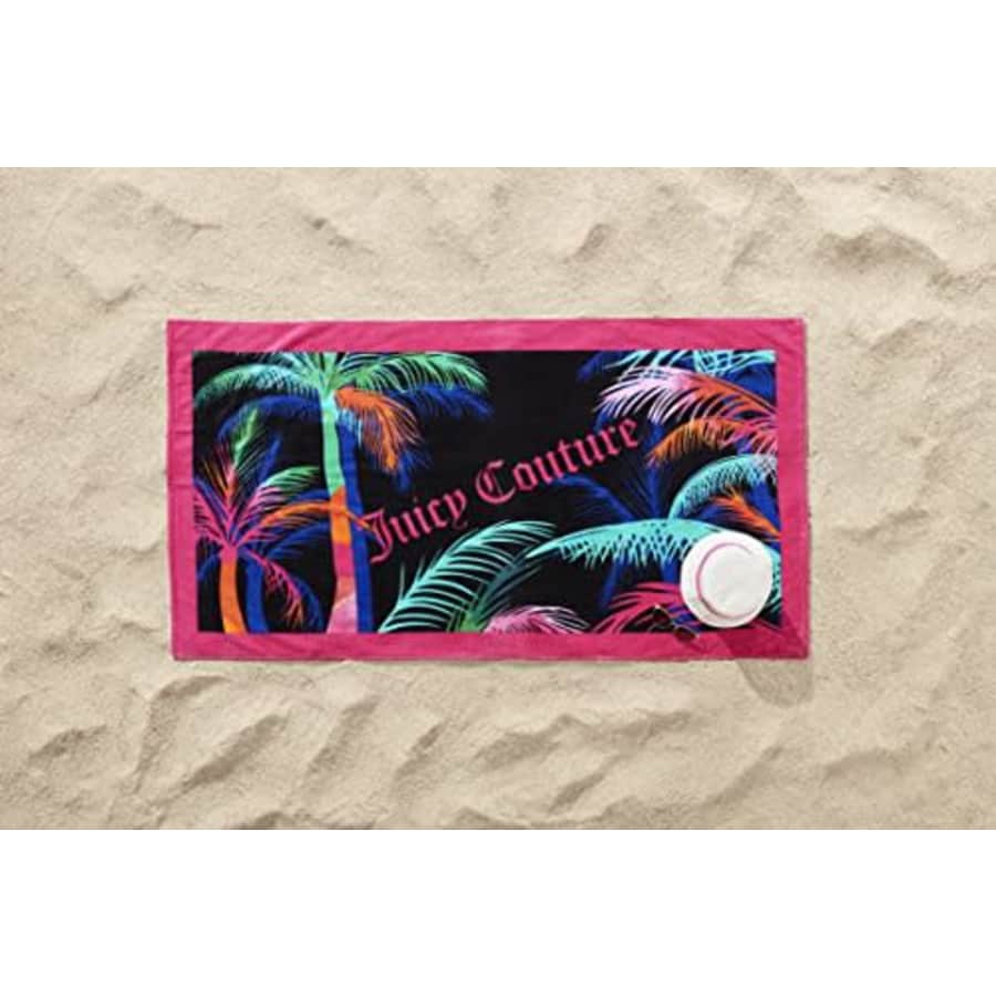 Juicy Couture 100% Cotton Extra Large Beach Towels Oversized Clearance, Pool Towels, Bath Towels - for $27