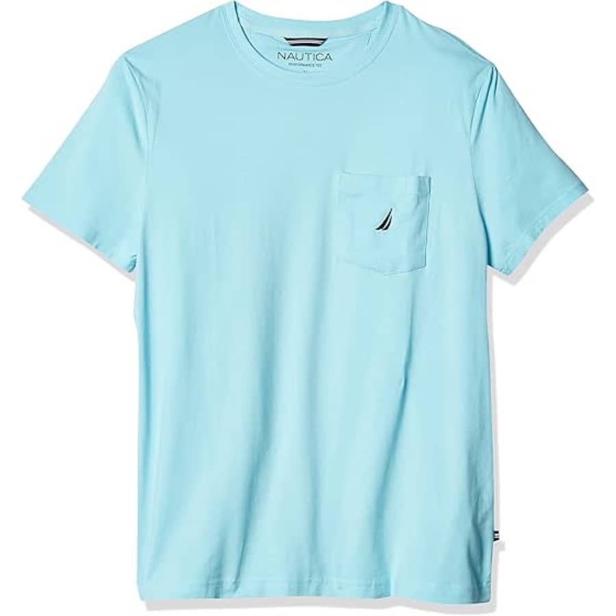 Nautica Men's Crew Neck Pocket T-Shirt for $13 Nautica Men's Crew Neck Pocket T-Shirt for $13