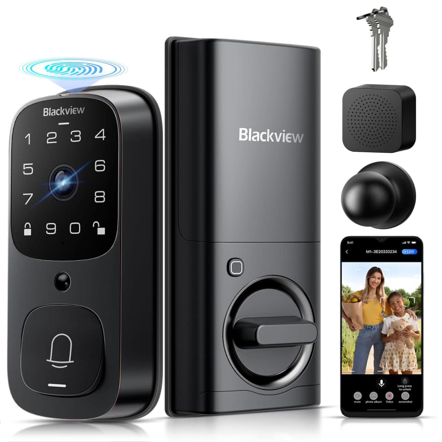 Blackview SE80 Video Smart Lock with Fingerprint and Doorbell for $140 Blackview SE80 Video Smart Lock with Fingerprint and Doorbell for $140