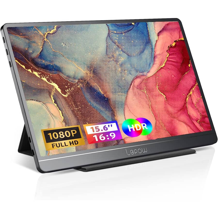 LePow 15.6" 1080p USB-C Portable Monitor for $86