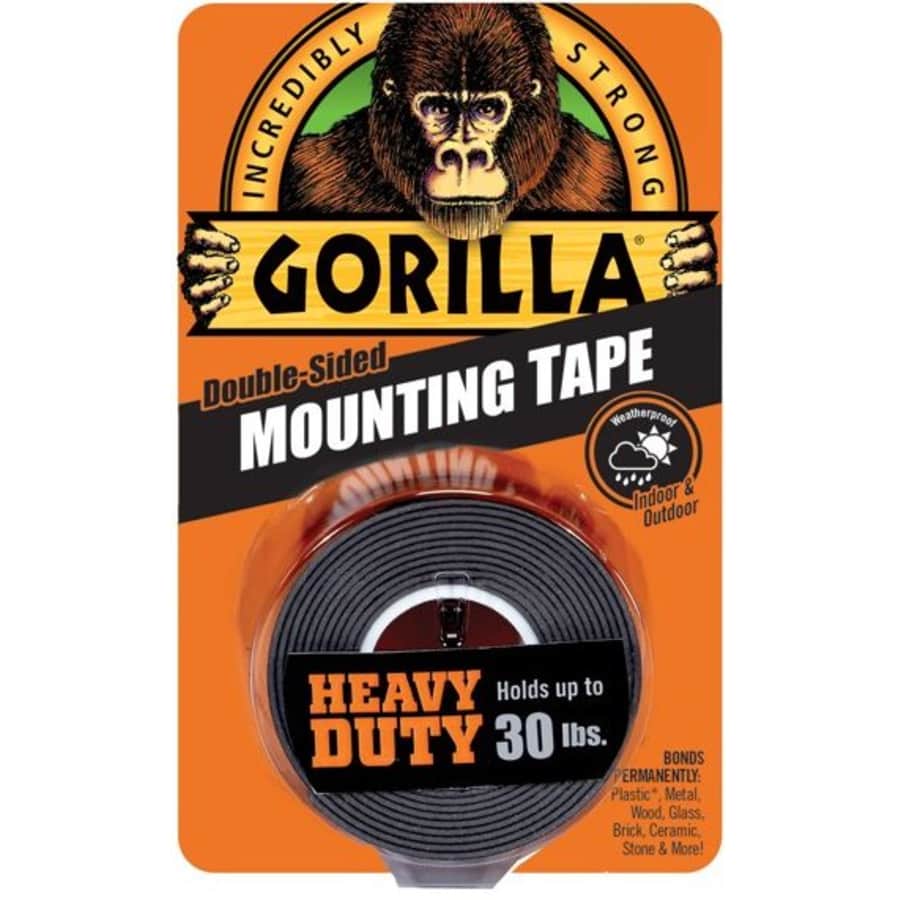 Gorilla Heavy-Duty Double-Sided Mounting Tape: $7.52 w/ Sub & Save Gorilla Heavy-Duty Double-Sided Mounting Tape: $7.52 w/ Sub & Save