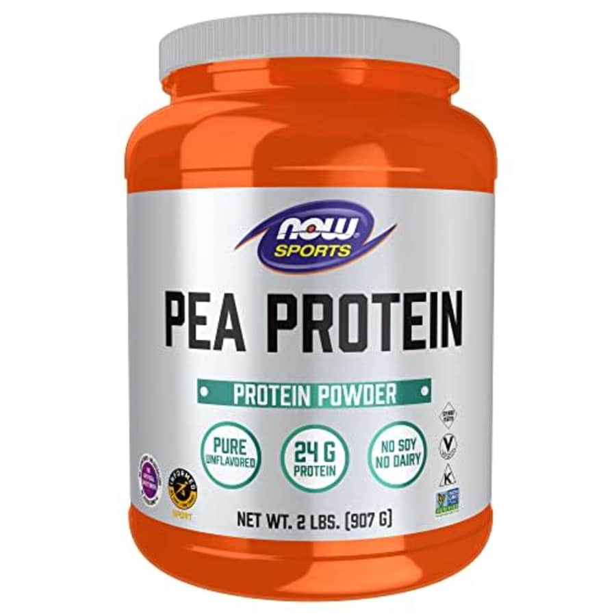 Now Foods NOW Sports Nutrition, Pea Protein 24 g, Fast Absorbing, Unflavored Powder, 2-Pound for $19 Now Foods NOW Sports Nutrition, Pea Protein 24 g, Fast Absorbing, Unflavored Powder, 2-Pound for $19